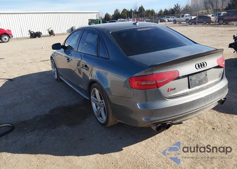 2013 Audi S4 3.0T Premium Plus z USA, uszkodzony, nr VIN WAUBGAFL8DA169725